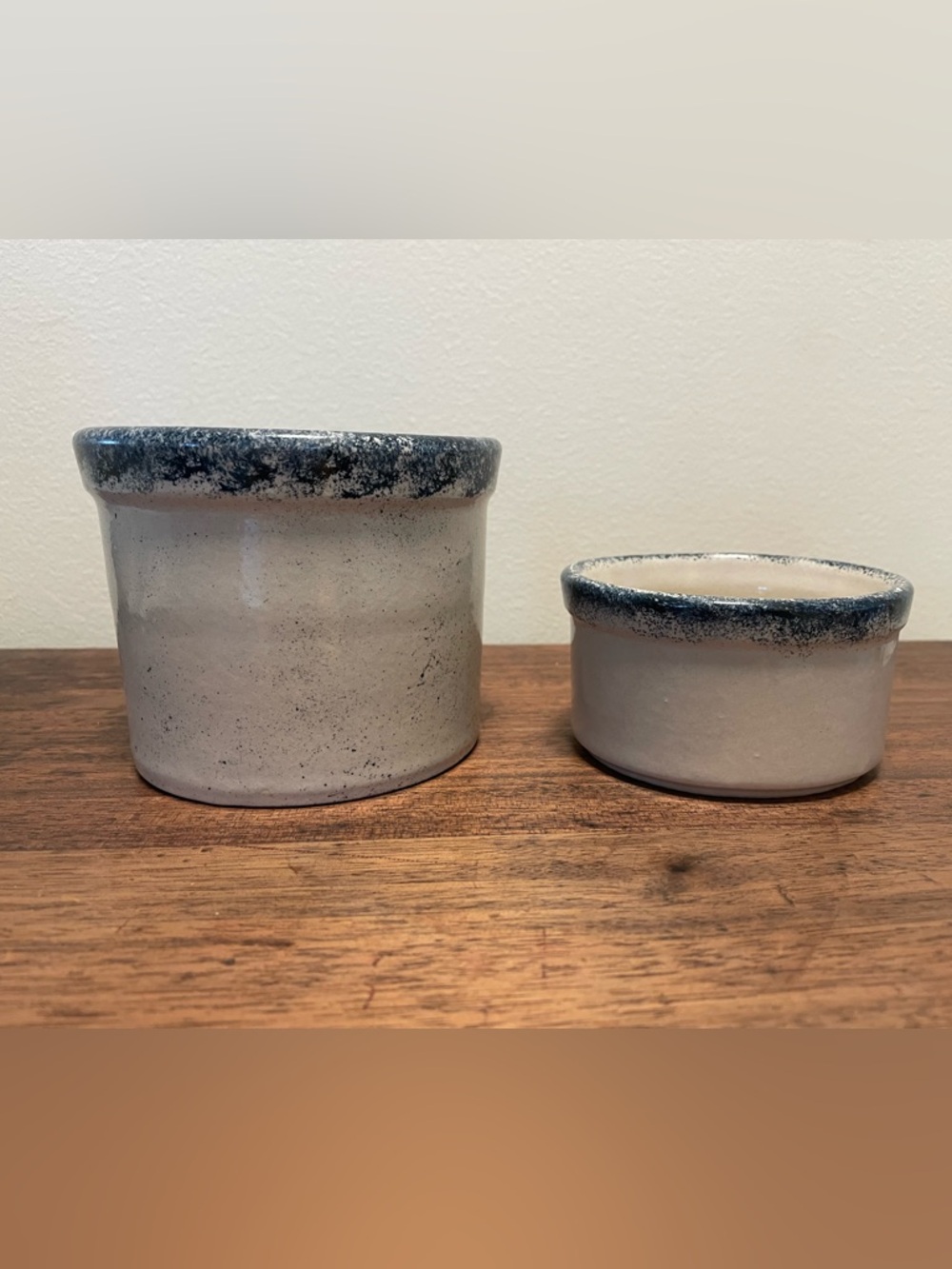 RRP Co Robinson Ransbottom Pottery Heart Crock & Ramekin - Picture 3 of 8